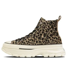 Chuck Taylor All Star Trekwave Animal Fur Leopard High Top “Castanho”