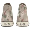 Chuck Taylor All Star Us Flower HI “Castanho-claro Branco”