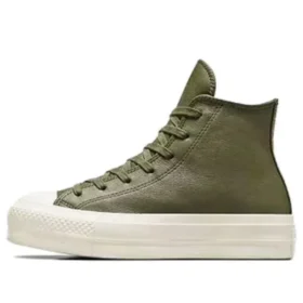 Chuck Taylor Lift Platform Leather High Top “Verde”
