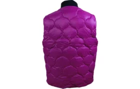 Colete acolchoado com penas Tamanhos asiáticos “Roxo”