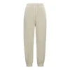 Conjunto de calças desportivas/calças/calças de treino com cadarços de cor sólida, cáqui