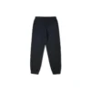 Conjunto de calças desportivas/calças/calças de treino com cadarços em cor sólida Preto escuro