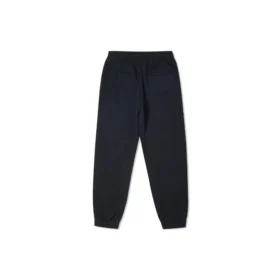 Conjunto de calças desportivas/calças/calças de treino com cadarços em cor sólida Preto escuro