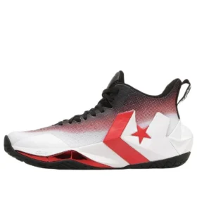 Cons Converse Mid “Branco Vermelho Preto”
