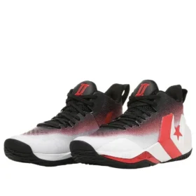 Cons Converse Mid “Branco Vermelho Preto”