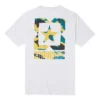 Converse Casual Desportivo Respirável com Estampado de Camuflagem de Manga Curta Branco para Homem