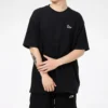 Converse Classic Chuck Printing de manga curta para homem, preto