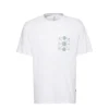 Converse Creative Sports de homem, gola redonda, manga curta, branco