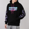 Converse Flash Logo Printing Sports Fleece Lined Black para homem