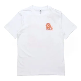 Converse para homem, camisola de manga curta com estampado, branca Converse para homem, camisola de manga curta com estampado, branca