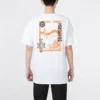 Converse para homem, camisola de manga curta com estampado, branca