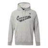 Converse para homem com logótipo Alphabet estampado, capuz e cordão, cinzento