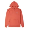 Converse para homem com logótipo bordado, malha folgada, desportivo, castanho, vermelho