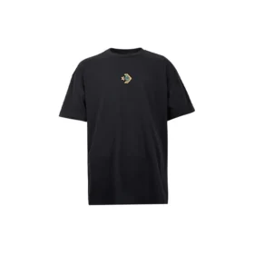 Converse para homem com padrão de desenhos animados engraçados, respirável, desportivo, manga curta, preto Converse para homem com padrão de desenhos animados engraçados, respirável, desportivo, manga curta, preto