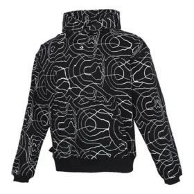Converse para homem, estilo desportivo casual, pulôver com capuz forrado a velo e estampado Splash Ink