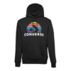 Converse Planet Set Po para homem, estilo desportivo casual, com estampado, em malha preta