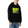Converse Printing Sports Fleece Lined Black para homem