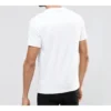 Converse Pure Cotton Alphabet de manga curta para homem, branca