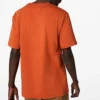 Converse Renew para homem com estampado de letras, manga curta, laranja