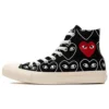 Converse x CDG Chuck Taylor All Star Multi-Heart “Preto Branco”