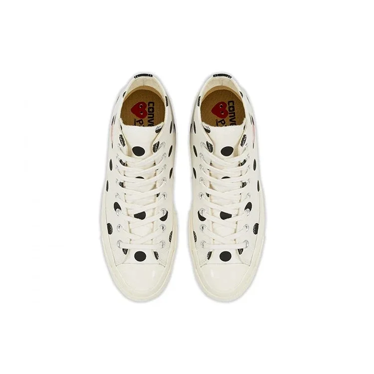 Converse x COMME des GARCONS PLAY Chuck 70 Hi “White Polka Dot” Converse x COMME des GARCONS PLAY Chuck 70 Hi “White Polka Dot”