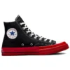 Converse x COMME des GARCONS PLAY Chuck 70 High “Black Red”
