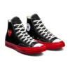 Converse x COMME des GARCONS PLAY Chuck 70 High “Black Red”