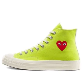 Converse x COMME des GARCONS PLAY Chuck 70 High “Verde Brilhante”