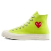 Converse x COMME des GARCONS PLAY Chuck 70 High “Verde Brilhante”
