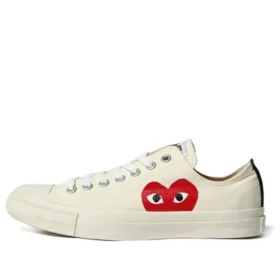 Converse x COMME des GARCONS PLAY Chuck 70 Low “Branco Vermelho”