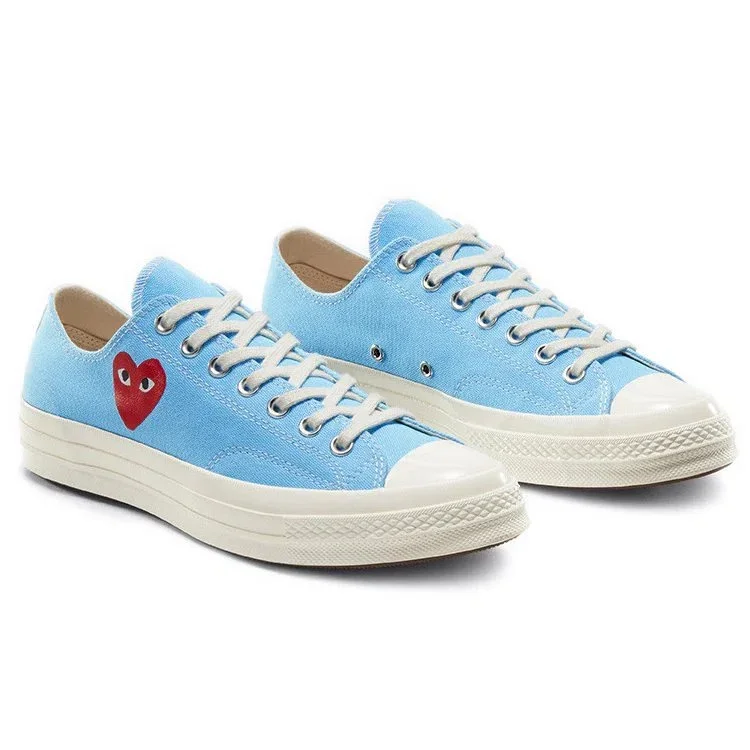 Converse x COMME des GARCONS PLAY Chuck 70 Low “Bright Blue” Converse x COMME des GARCONS PLAY Chuck 70 Low “Bright Blue”