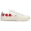 Converse x COMME des GARCONS PLAY Chuck 70 Low Multi Heart “Branco Vermelho” Converse x COMME des GARCONS PLAY Chuck 70 Low Multi Heart “Branco Vermelho”