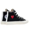 Converse x Comme des Garçons PLAY Chuck 70 Hi “Single Heart Black”