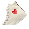 Converse x Comme des Garçons PLAY Chuck 70 Hi “Single Heart Milk”