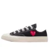 Converse x Comme des Garçons PLAY Chuck 70 Ox “Single Heart Black”