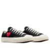 Converse x Comme des Garçons PLAY Chuck 70 Ox “Single Heart Black”