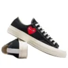 Converse x Comme des Garçons PLAY Chuck 70 Ox “Single Heart Black”