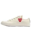Converse x Comme des Garçons PLAY Chuck 70 Ox “Single Heart Milk”