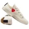 Converse x Comme des Garçons PLAY Chuck 70 Ox “Single Heart Milk”
