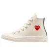 Converse x Comme des Garçons PLAY Single Heart Chuck 70 Hi “Milk”