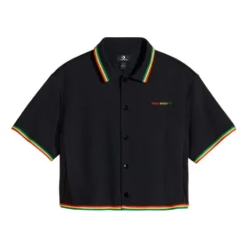 Converse x Daily Paper Camisa Polo Curta Tamanhos Asiáticos “Black” Converse x Daily Paper Camisa Polo Curta Tamanhos Asiáticos “Black”
