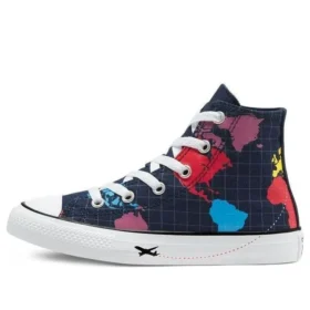 Converse x Geography Class Chuck Taylor All Star High “Azul Vermelho Amarelo”