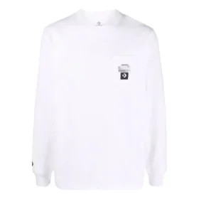Converse x Josh Vides Camiseta de manga comprida com bolso Tamanhos asiáticos “Branco” Converse x Josh Vides Camiseta de manga comprida com bolso Tamanhos asiáticos “Branco”