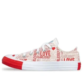 Converse x Love Fearlessly Chuck Taylor All Star Low “Red” Converse x Love Fearlessly Chuck Taylor All Star Low “Red”