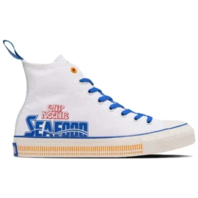 Converse x Nissin Cup Noodles Chuck Taylor All Star Hi Sea food “Branco Azul”