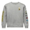 Converse x Peanuts Camisola de Lã Tamanhos Ásia “Cinza Vintage Mesclado”