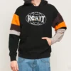 Converse x Rokit Pulôver Crossover Splicing Preto para Homem