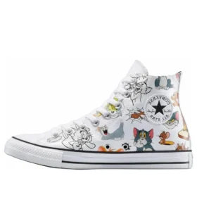 Converse x Tom & Jerry Chuck Taylor All Star High “Branco” Converse x Tom & Jerry Chuck Taylor All Star High “Branco”