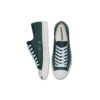 Cor sazonal em couro Jack Purcell “Verde Branco”