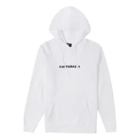 Estampado com letras, estilo casual para casal, branco